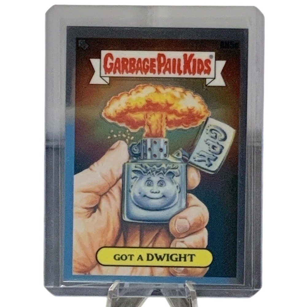 Topps Garbage Pail Kids Got A Dwight AN5c Chrome Series 3 Card Short Print